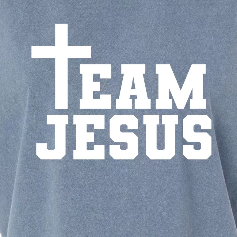 Team Jesus Christian Design Garment-Dyed Women's Muscle Tee