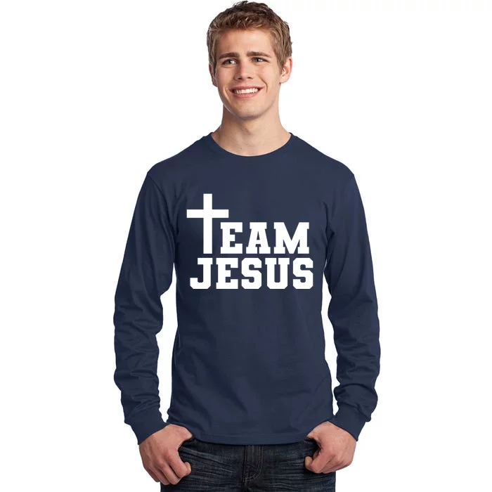 Team Jesus Christian Design Tall Long Sleeve T-Shirt