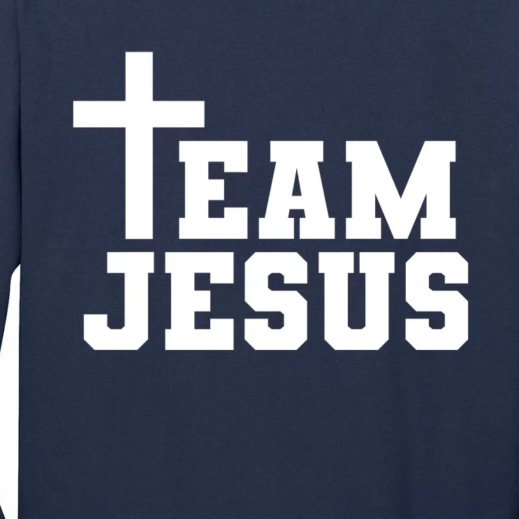 Team Jesus Christian Design Tall Long Sleeve T-Shirt