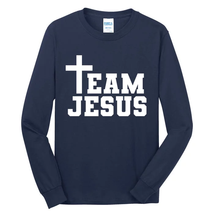 Team Jesus Christian Design Tall Long Sleeve T-Shirt