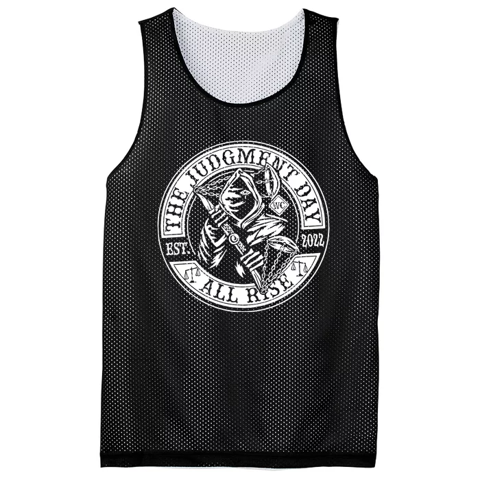 The Judgment Day Est 2024 Mesh Reversible Basketball Jersey Tank