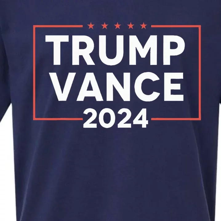 Trump J D Vance 2024 Sueded Cloud Jersey T-Shirt