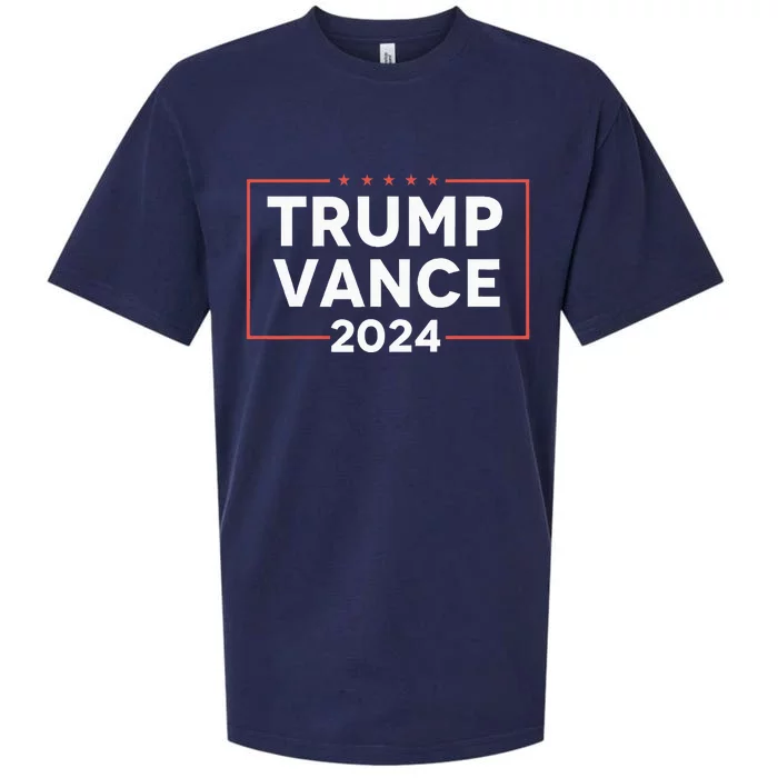 Trump J D Vance 2024 Sueded Cloud Jersey T-Shirt