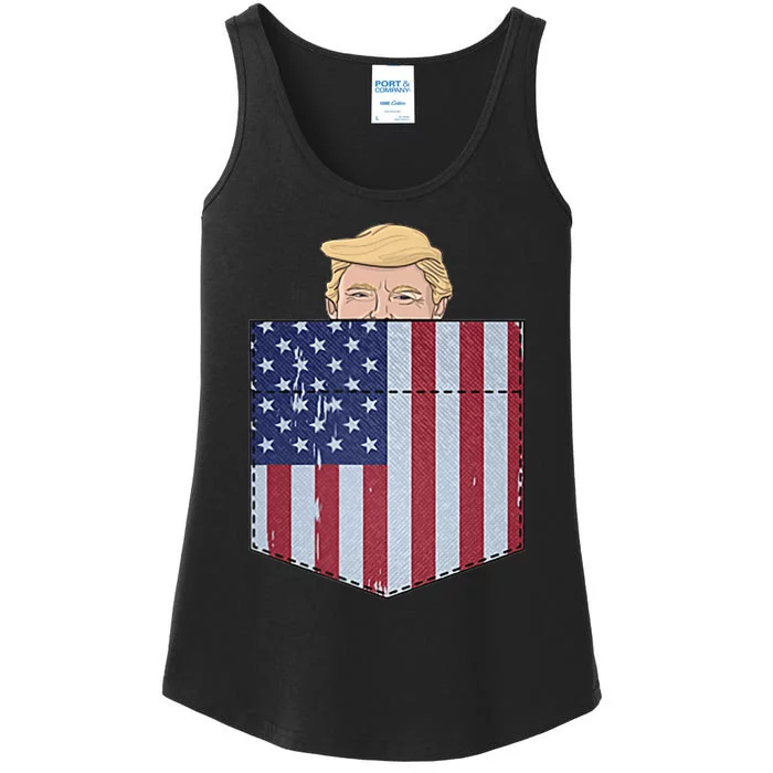 Trump J D Vance 2024 Ladies Essential Tank