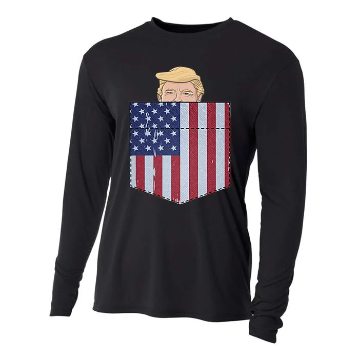 Trump J D Vance 2024 Cooling Performance Long Sleeve Crew