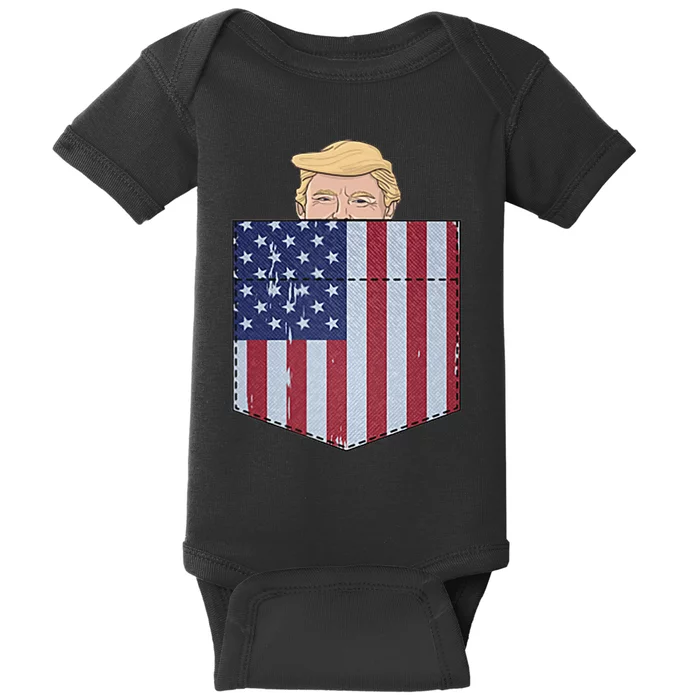 Trump J D Vance 2024 Baby Bodysuit