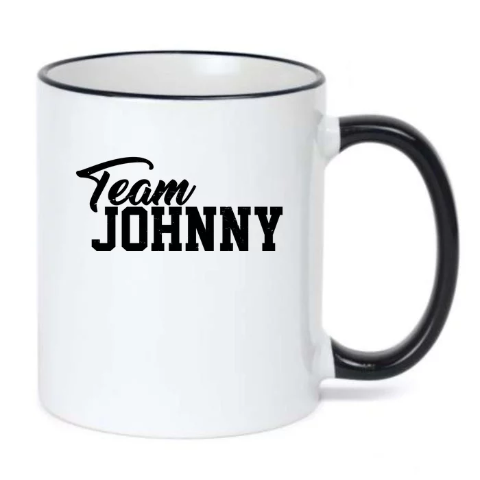 Team Johnny Depp Black Color Changing Mug