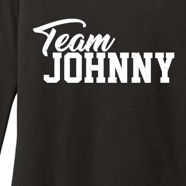 Team Johnny Depp Womens CVC Long Sleeve Shirt