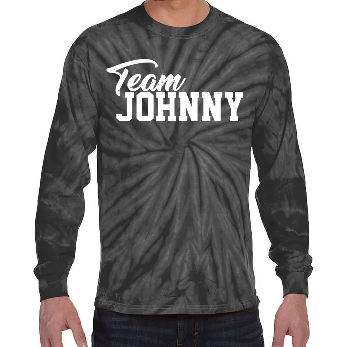 Team Johnny Depp Tie-Dye Long Sleeve Shirt