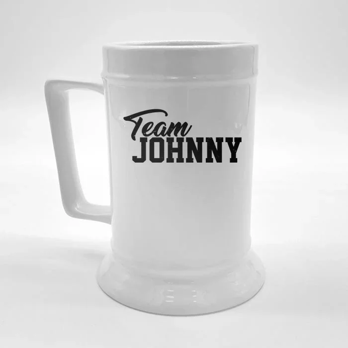 Team Johnny Depp Front & Back Beer Stein