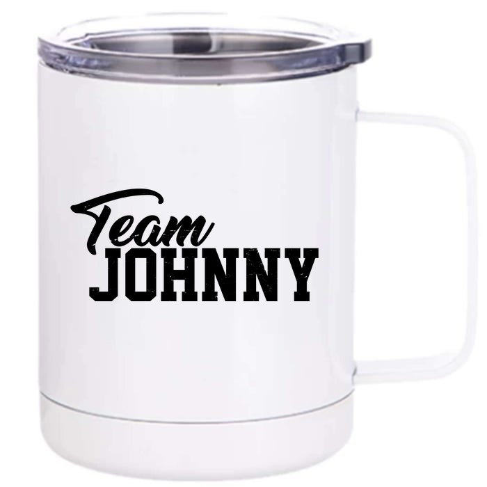 Team Johnny Depp Front & Back 12oz Stainless Steel Tumbler Cup