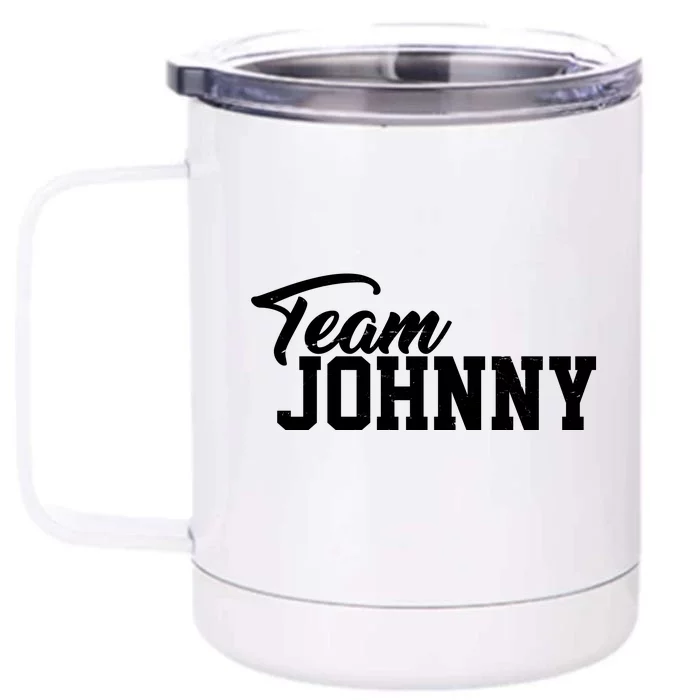 Team Johnny Depp Front & Back 12oz Stainless Steel Tumbler Cup