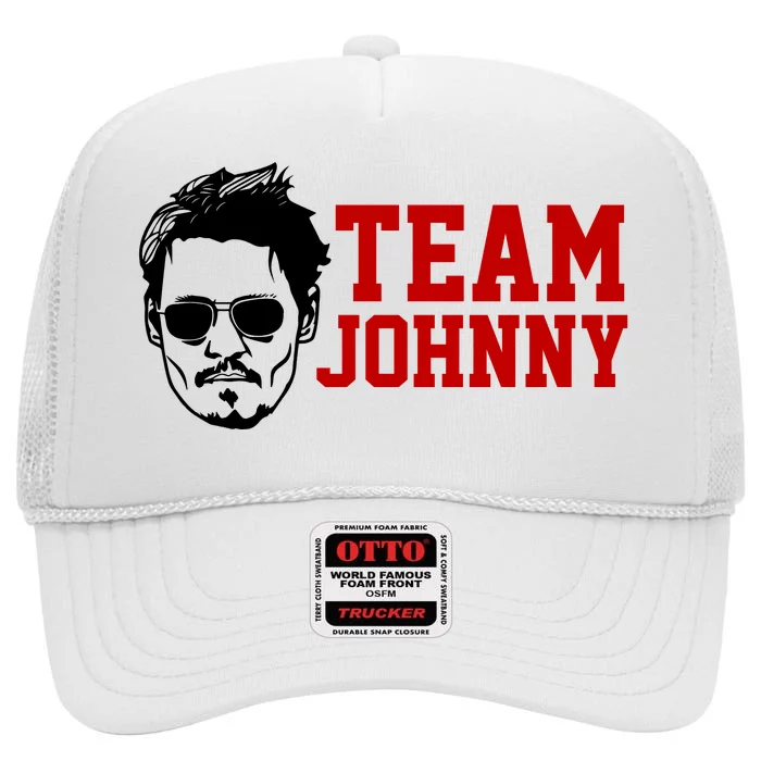 Team Johnny Depp High Crown Mesh Trucker Hat