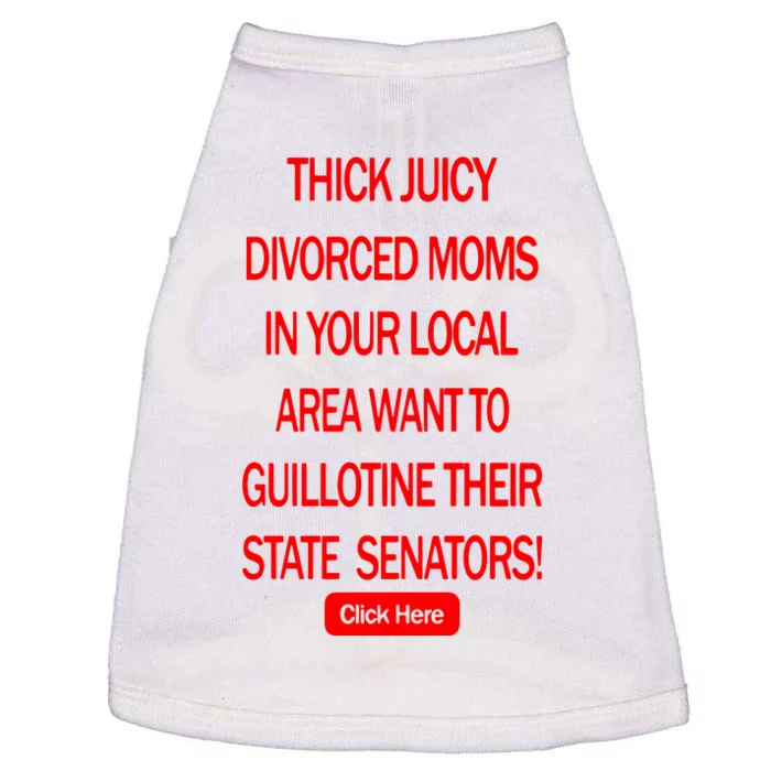 Thick Juicy Divorced Moms In Your Local Area Want To Guillotine Their State Sena Doggie Tank