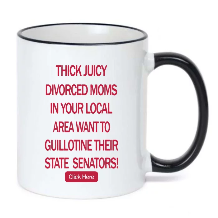 Thick Juicy Divorced Moms In Your Local Area Want To Guillotine Black Color Changing Mug