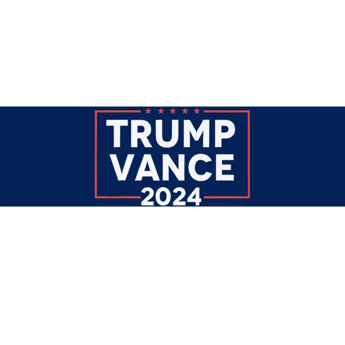 Trump J D Vance 2024 Vice President Election Vote Democrats Bumper Sticker