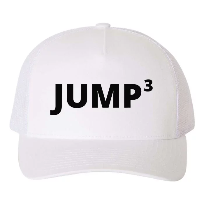 Triple Jump Design for and Yupoong Adult 5-Panel Trucker Hat