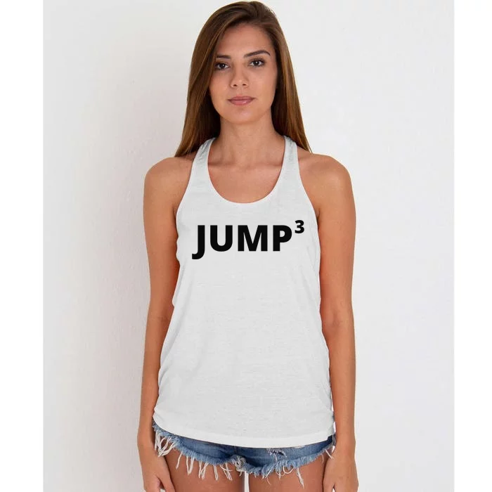 Triple Jump Design for and Women's Knotted Racerback Tank