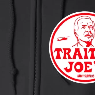 Traitor Joe's Funny Full Zip Hoodie