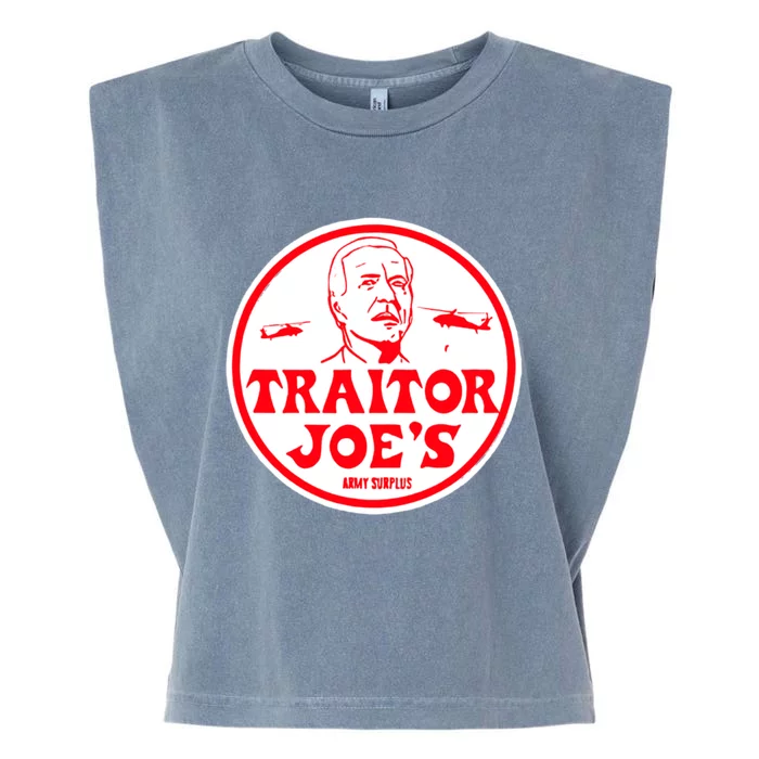 Traitor Joe's Funny Garment-Dyed Women's Muscle Tee