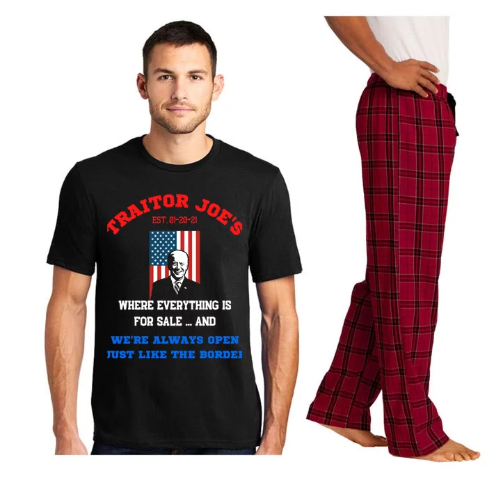 Traitor Joes Funny Anti Biden Pajama Set