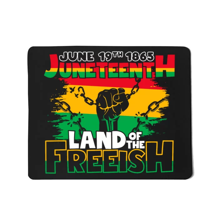 Trendy Juneteenth Freedom Graphic Mousepad