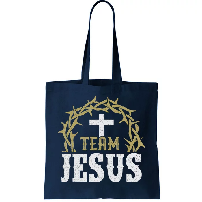 Team Jesus For Christian And True Believer Tote Bag