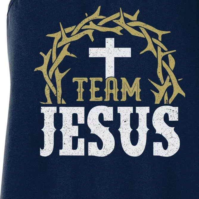 Team Jesus For Christian And True Believer Women's Racerback Tank