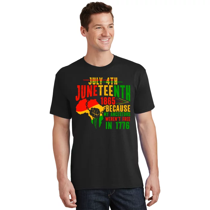 Trendy Juneteenth Freedom Celebration Graphic T-Shirt