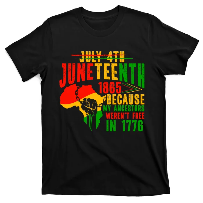 Trendy Juneteenth Freedom Celebration Graphic T-Shirt