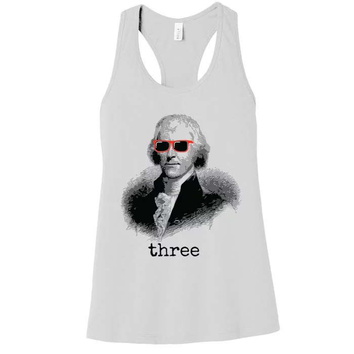 Thomas Jefferson Founding Father Women's Racerback Tank