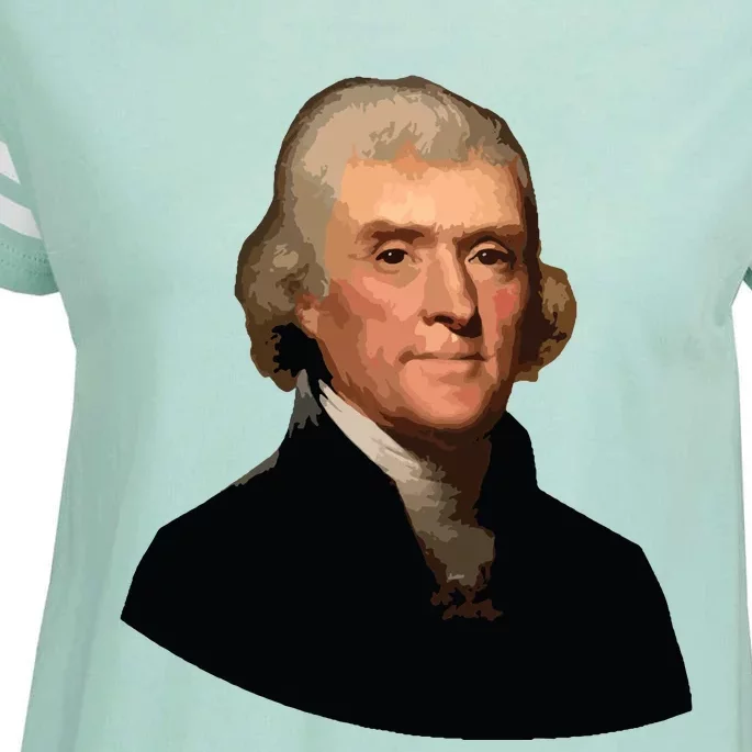 Thomas Jefferson Founding Father Liberty Conservative Thomas Jefferson Enza Ladies Jersey Football T-Shirt