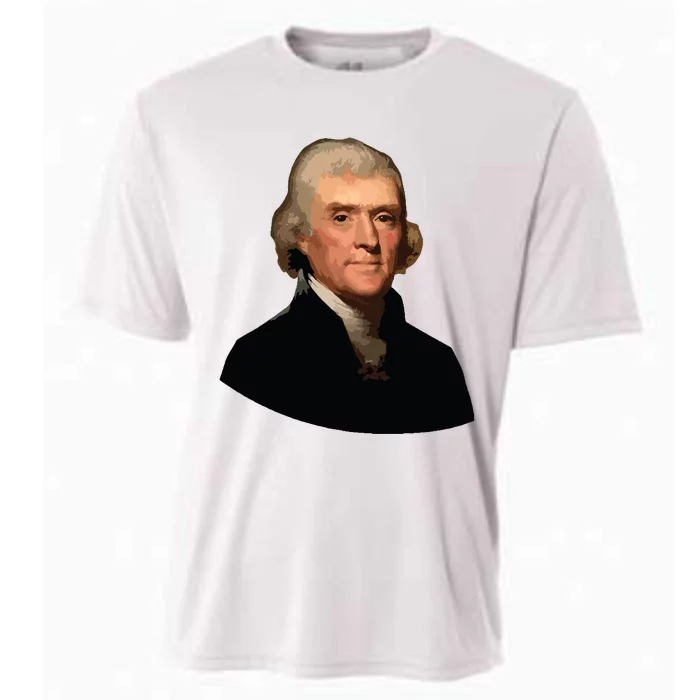 Thomas Jefferson Founding Father Liberty Conservative Thomas Jefferson Cooling Performance Crew T-Shirt