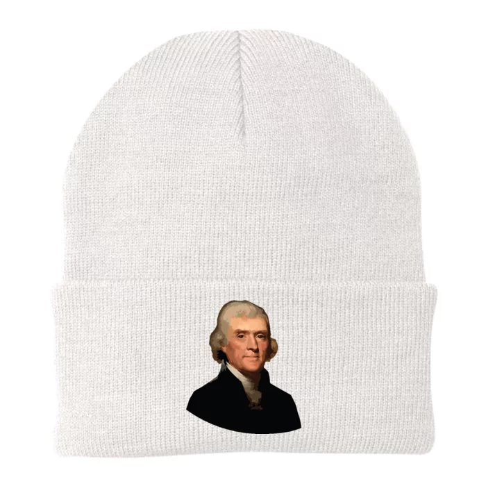 Thomas Jefferson Founding Father Liberty Conservative Thomas Jefferson Knit Cap Winter Beanie