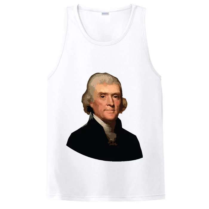 Thomas Jefferson Founding Father Liberty Conservative Thomas Jefferson Performance Tank