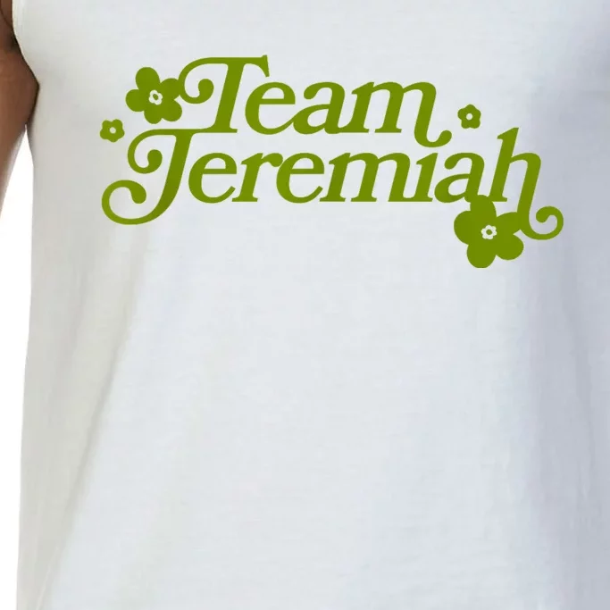 Team Jeremiah Floral Comfort Colors® Tank Top