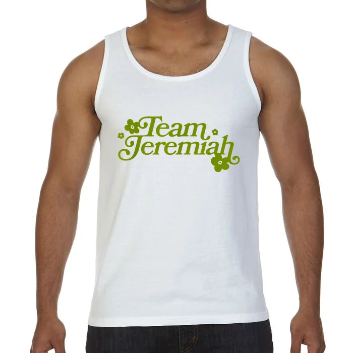 Team Jeremiah Floral Comfort Colors® Tank Top