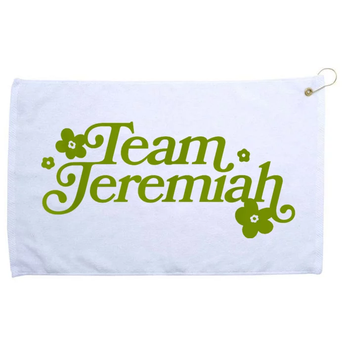 Team Jeremiah Floral Grommeted Golf Towel