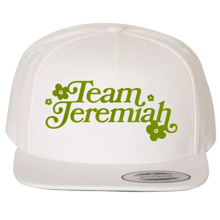 Team Jeremiah Floral Wool Snapback Cap