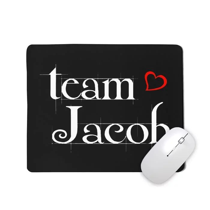 Team Jacob Forks Washington La Push Baby Mousepad