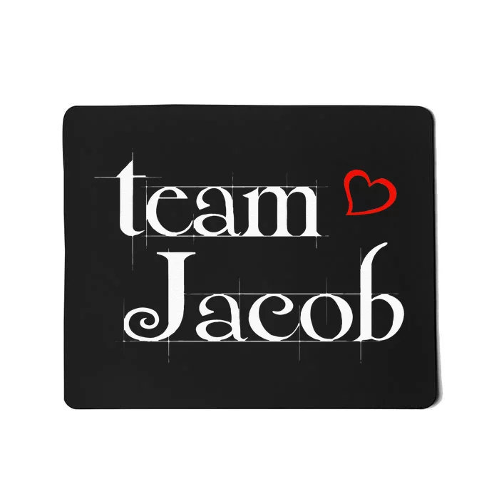 Team Jacob Forks Washington La Push Baby Mousepad