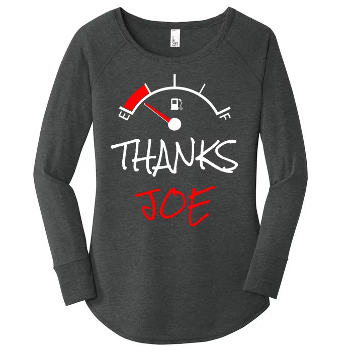 Thanks Joe Gas Tank On E Anti Biden Women's Perfect Tri Tunic Long Sleeve Shirt