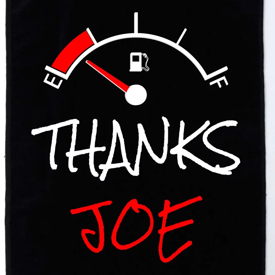 Thanks Joe Gas Tank On E Anti Biden Platinum Collection Golf Towel