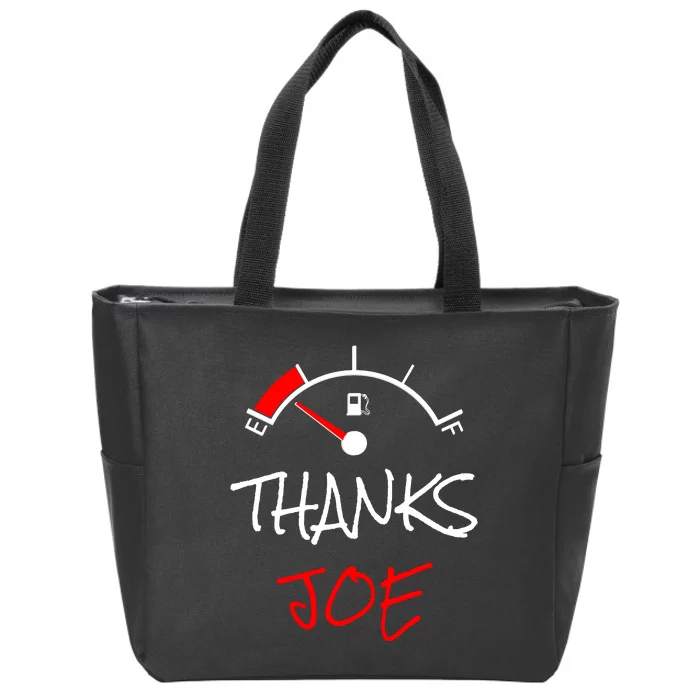 Thanks Joe Gas Tank On E Anti Biden Zip Tote Bag