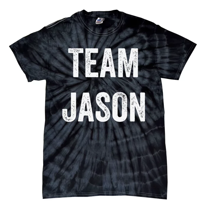 Team Jason Go Jason Supporter Cheer Fan Tie-Dye T-Shirt