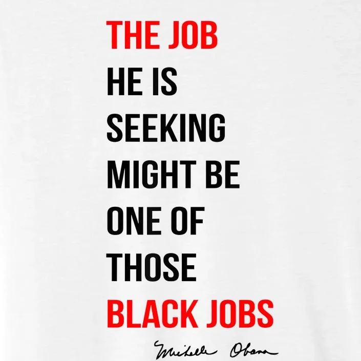 The Job He Is Seeking Might Be One Of Those Black Jobs ChromaSoft Performance T-Shirt