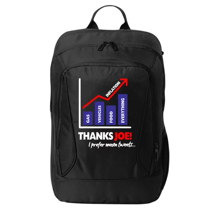 Thanks Joe High Inflation Funny Anti Biden Protest City Backpack