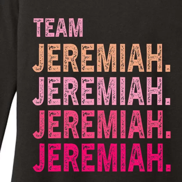 Team Jeremiah I Love Jeremiah I Heart Jeremiah Womens CVC Long Sleeve Shirt