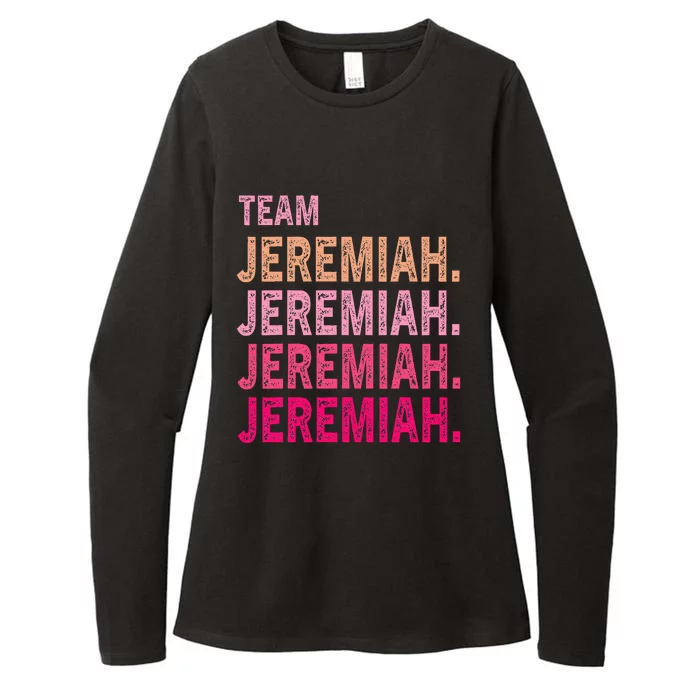 Team Jeremiah I Love Jeremiah I Heart Jeremiah Womens CVC Long Sleeve Shirt