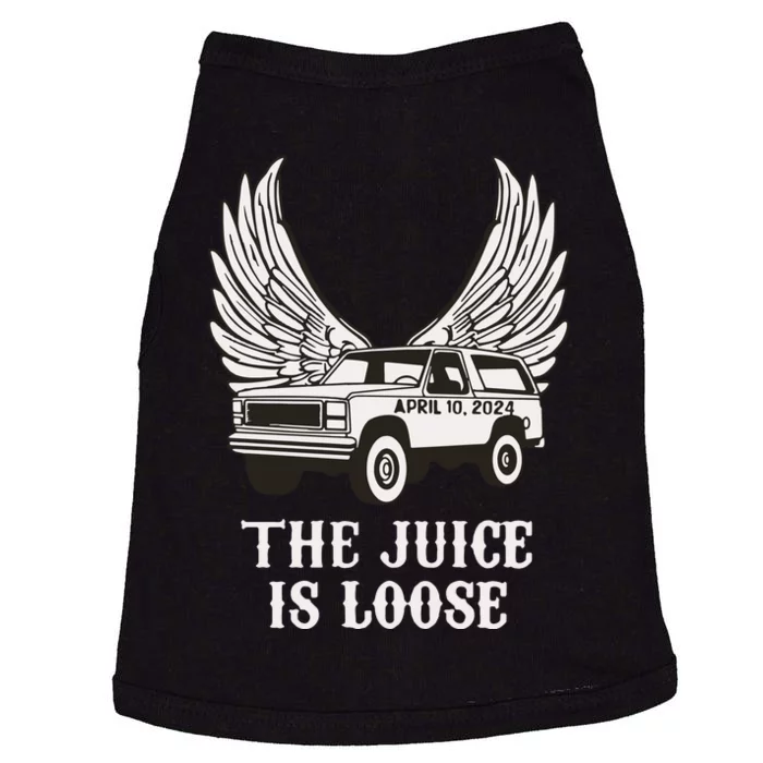 The Juice Is Loose Oj Simpson Doggie Tank